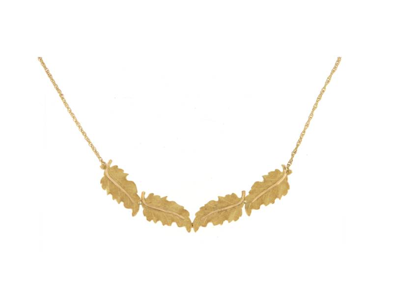 18KT YELLOW GOLD NECKLACE WITH FOUR LEAVES MARIO BUCCELLATI MB307